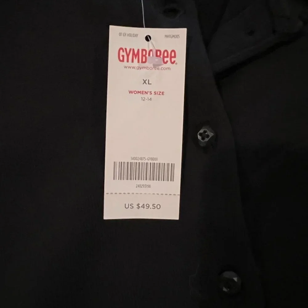 Gymboree Women's Black Cardigan Size XL